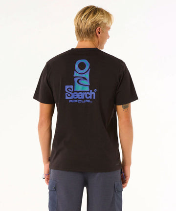 Rip Curl Vaporcool Search Stack Tee - Black